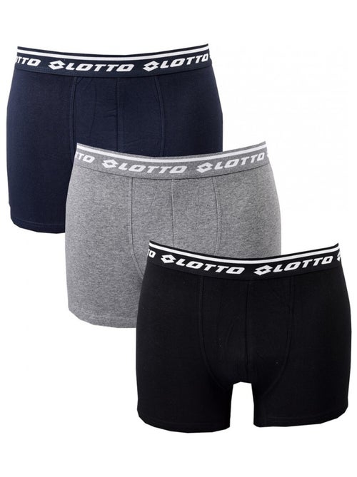 Pack de 3 cuecas boxer homem LOTTO - Kiabi Pack de 3 cuecas boxer homem LOTTO - Kiabi