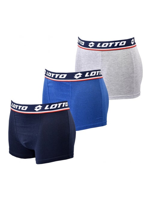 Pack de 3 cuecas boxer homem LOTTO - Kiabi Pack de 3 cuecas boxer homem LOTTO - Kiabi