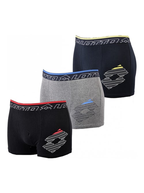 Pack de 3 cuecas boxer homem LOTTO - Kiabi