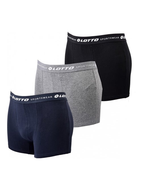 Pack de 3 cuecas boxer homem LOTTO - Kiabi