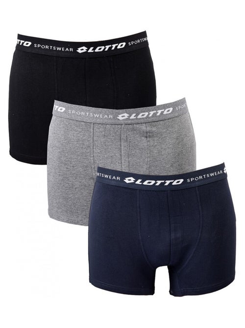 Pack de 3 cuecas boxer homem LOTTO - Kiabi