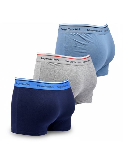 Pack de 3 Cuecas Boxer Homem SERGIO TACCHINI - Kiabi Pack de 3 Cuecas Boxer Homem SERGIO TACCHINI - Kiabi