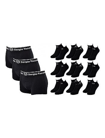 Pack de 3 cuecas boxer homem sergio tacchini