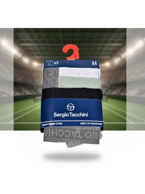 Pack de 3 Cuecas Boxer Homem SERGIO TACCHINI - Kiabi
