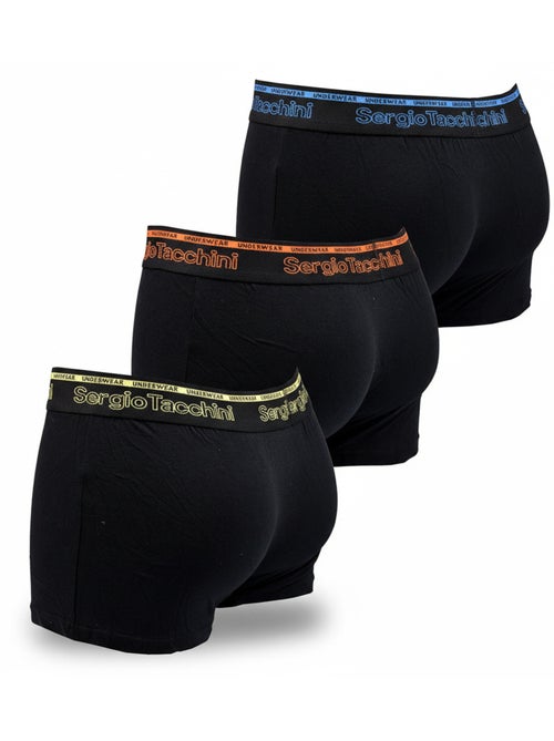 Pack de 3 Cuecas Boxer Homem SERGIO TACCHINI - Kiabi Pack de 3 Cuecas Boxer Homem SERGIO TACCHINI - Kiabi