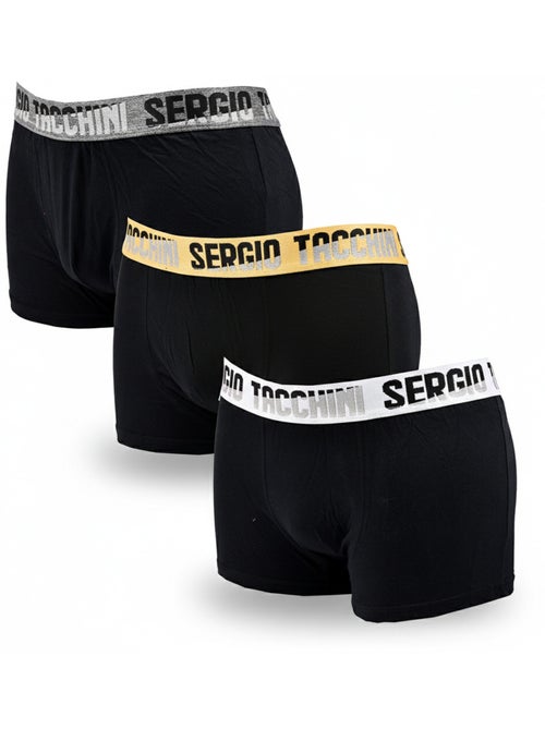 Pack de 3 Cuecas Boxer Homem SERGIO TACCHINI - Kiabi Pack de 3 Cuecas Boxer Homem SERGIO TACCHINI - Kiabi