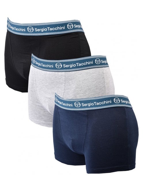 Pack de 3 Cuecas Boxer SERGIO TACCHINI - Kiabi Pack de 3 Cuecas Boxer SERGIO TACCHINI - Kiabi