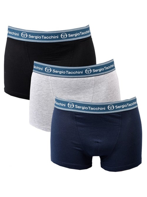 Pack de 3 Cuecas Boxer SERGIO TACCHINI - Kiabi Pack de 3 Cuecas Boxer SERGIO TACCHINI - Kiabi