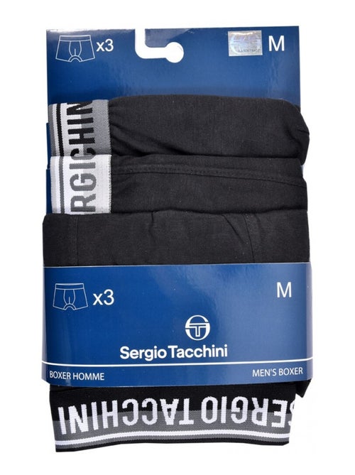 Pack de 3 Cuecas Boxer SERGIO TACCHINI - Kiabi Pack de 3 Cuecas Boxer SERGIO TACCHINI - Kiabi