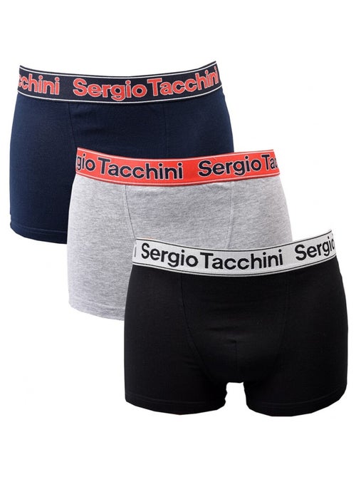 Pack de 3 Cuecas Boxer SERGIO TACCHINI - Kiabi Pack de 3 Cuecas Boxer SERGIO TACCHINI - Kiabi