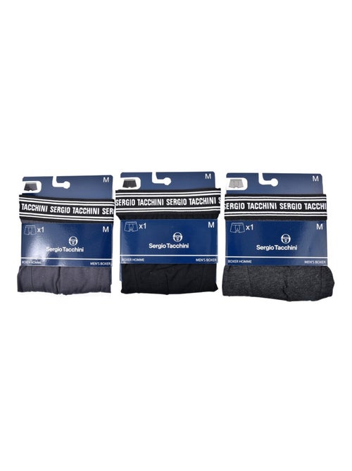 Pack de 3 Cuecas Boxer SERGIO TACCHINI - Kiabi