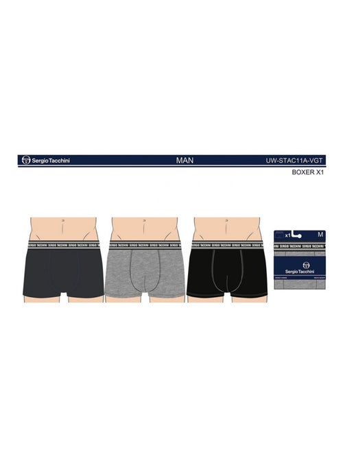 Pack de 3 Cuecas Boxer SERGIO TACCHINI - Kiabi