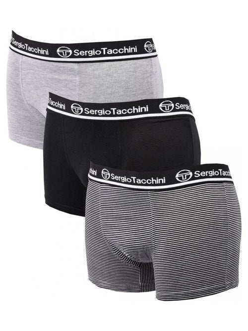Pack de 3 Cuecas Boxer SERGIO TACCHINI - Kiabi Pack de 3 Cuecas Boxer SERGIO TACCHINI - Kiabi
