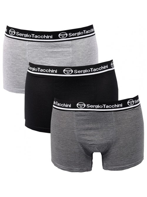 Pack de 3 Cuecas Boxer SERGIO TACCHINI - Kiabi Pack de 3 Cuecas Boxer SERGIO TACCHINI - Kiabi
