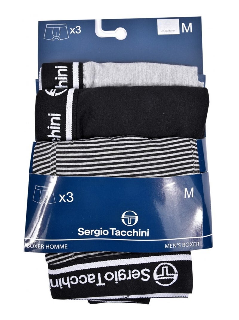 Pack de 3 Cuecas Boxer SERGIO TACCHINI Multicolorido - Kiabi