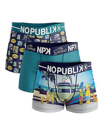 Pack de 3 Cuecas Boxer Simpsons NO PUBLIK