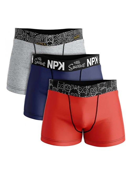 Pack de 3 Cuecas Boxer Simpsons NO PUBLIK - Kiabi Pack de 3 Cuecas Boxer Simpsons NO PUBLIK - Kiabi