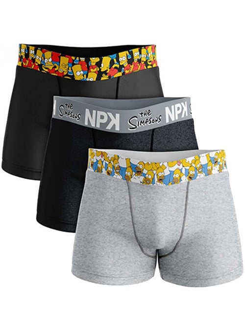 Pack de 3 Cuecas Boxer Simpsons NO PUBLIK - Kiabi Pack de 3 Cuecas Boxer Simpsons NO PUBLIK - Kiabi