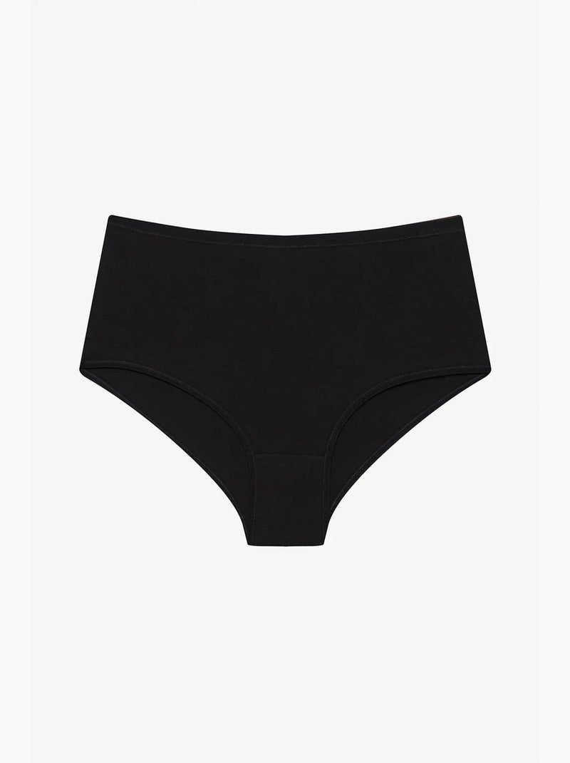 Pack de 3 cuecas de cintura alta penti Preto - Kiabi
