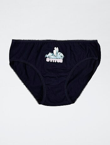 Pack de 3 cuecas 'Disney' 'Stitch' em algodão