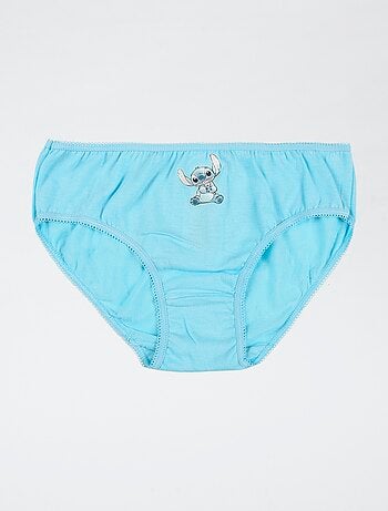 Pack de 3 cuecas 'Disney' 'Stitch' em algodão