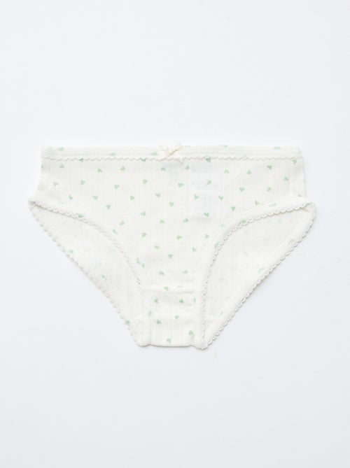 Pack de 3 cuecas em malha rendada - Kiabi