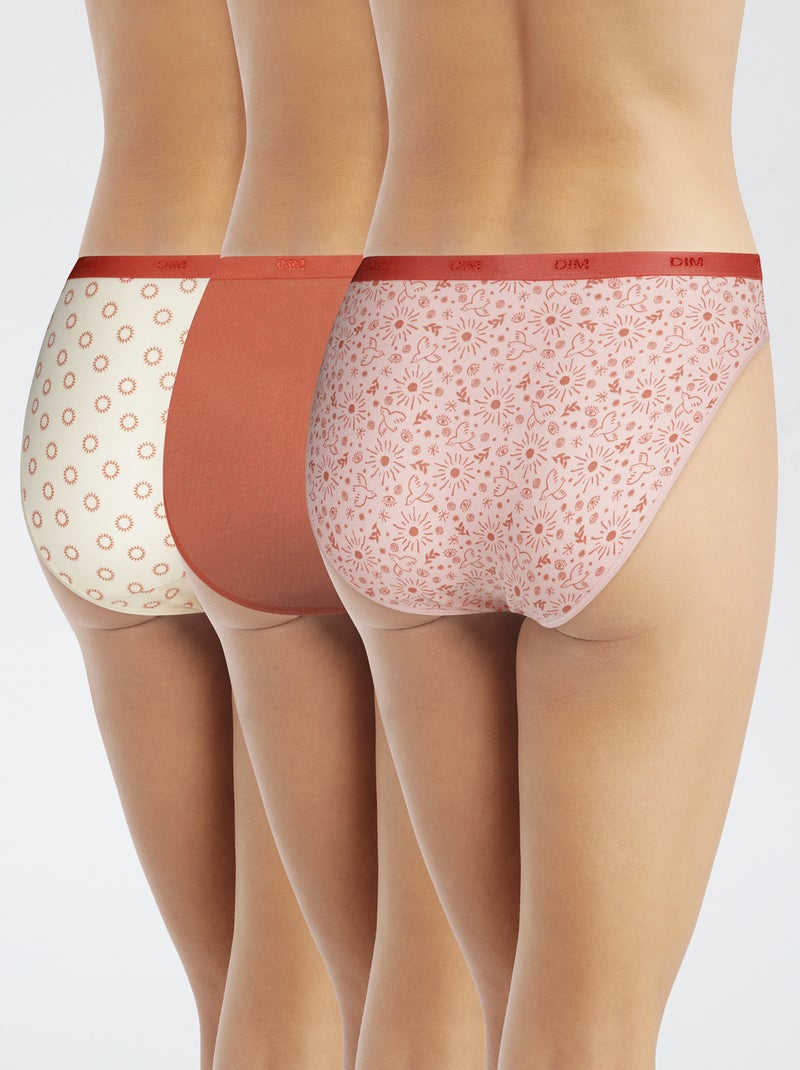 Pack de 3 cuecas fantasia 'DIM' Amarelo - Kiabi