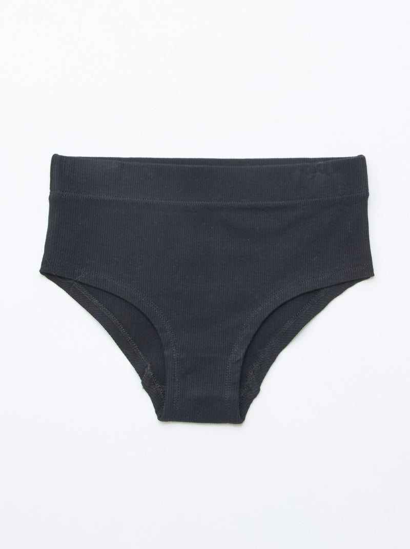 Pack de 3 Cuecas Preto - Kiabi