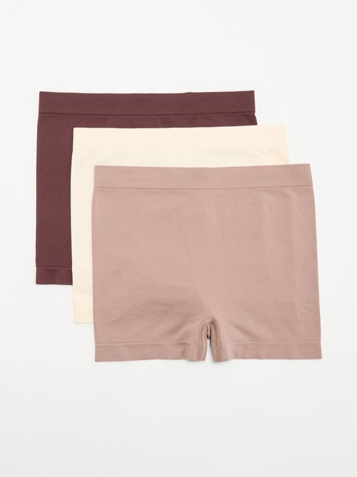Pack de 3 cuecas sem costura - Kiabi Pack de 3 cuecas sem costura - Kiabi