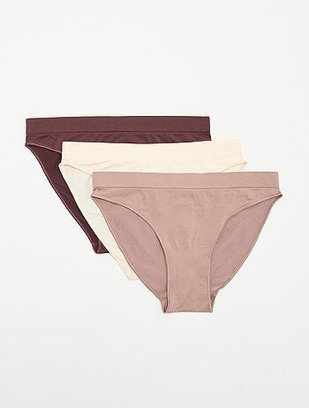 Pack de 3 cuecas sem costuras