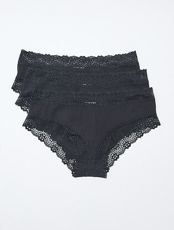 Pack de 3 Cuecas Shorty Caneladas