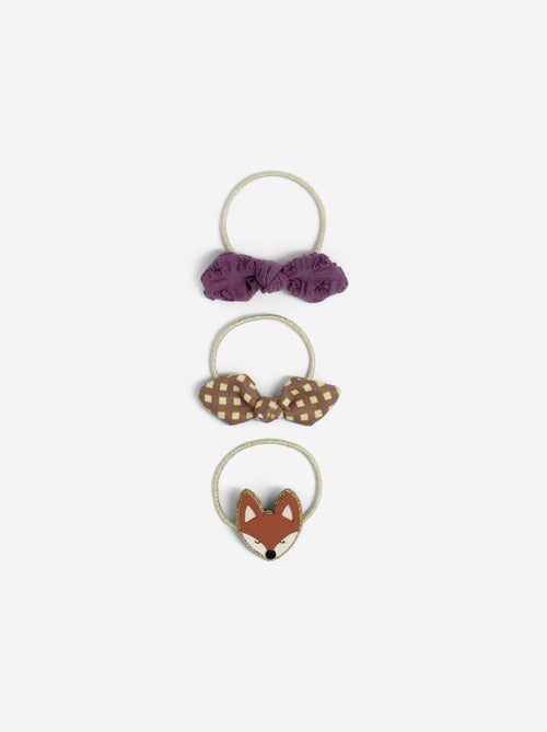 Pack de 3 elásticos 'animais' - Kiabi