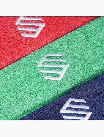 Pack de 3 fitas de cabeça para padel