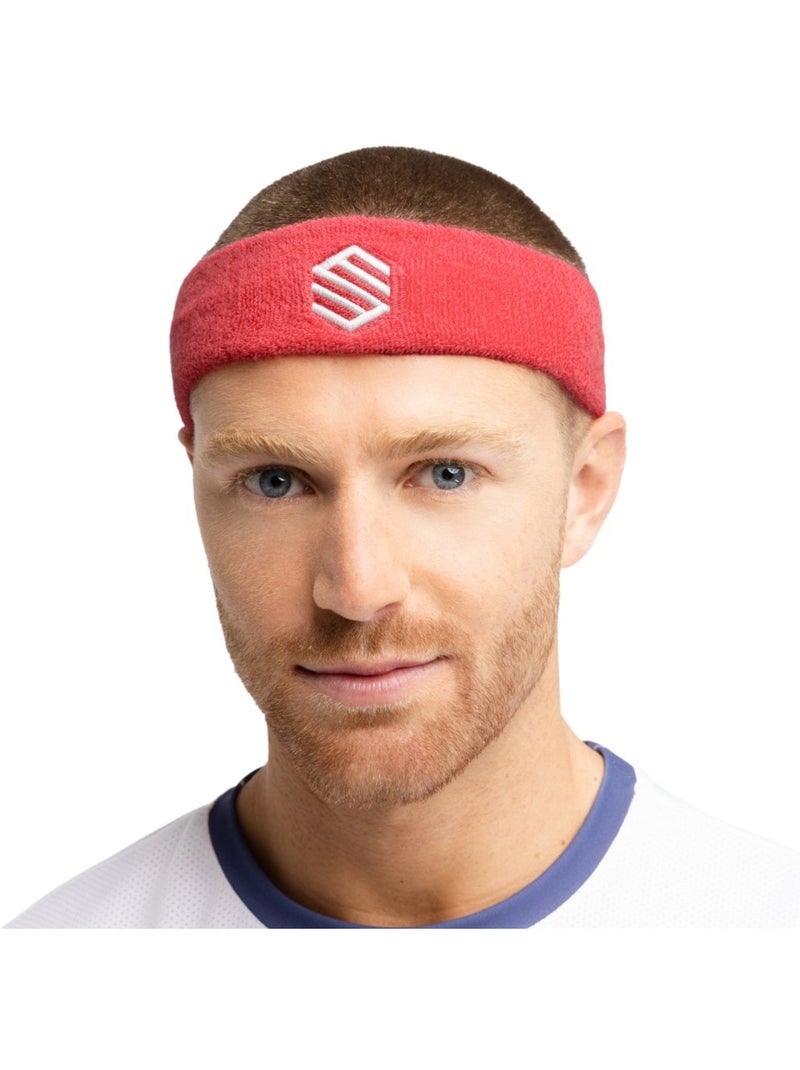 Pack de 3 fitas de cabeça para padel Vermelho - Kiabi