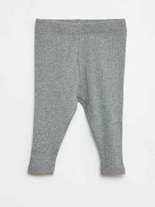 Pack de 3 leggings canelados - Kiabi