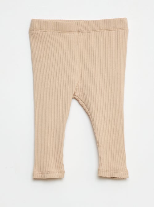 Pack de 3 leggings canelados - Kiabi