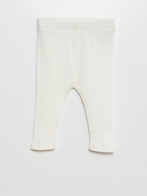 Pack de 3 leggings canelados - Kiabi