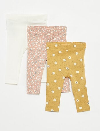 Pack de 3 leggings compridos