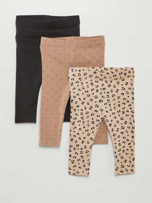 Pack de 3 leggings compridos - Kiabi