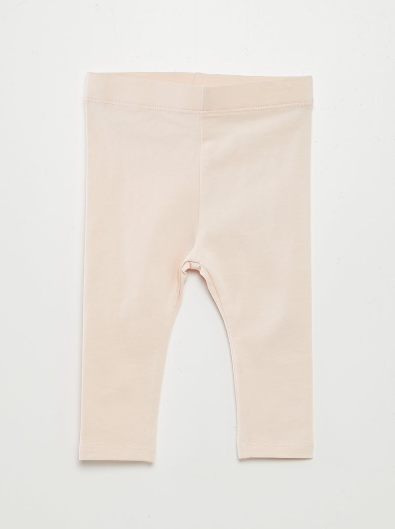 Pack de 3 leggings compridos BRANCO - Kiabi