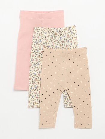Pack de 3 leggings compridos