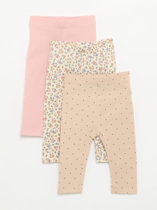 Pack de 3 leggings compridos - Kiabi