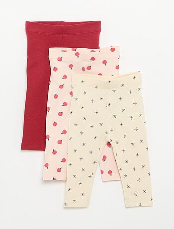Pack de 3 leggings compridos
