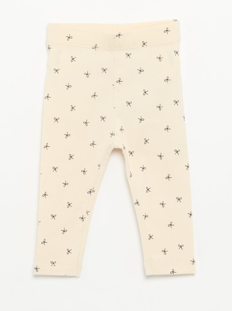 Pack de 3 leggings compridos Rosa - Kiabi