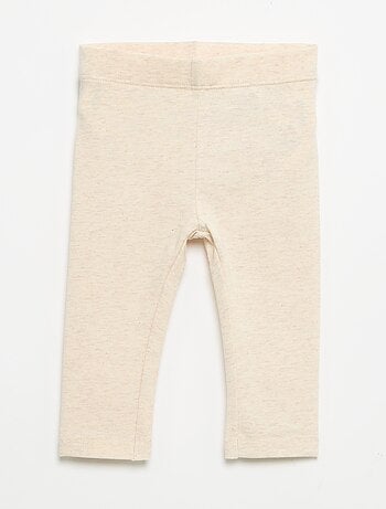 Pack de 3 leggings lisos em jersey