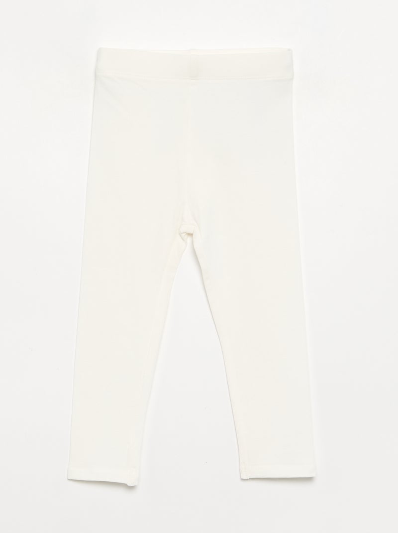 Pack de 3 leggings lisos em jersey Rosa - Kiabi