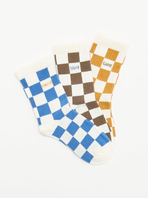 Pack de 3 meias altas 'monstro' - Kiabi