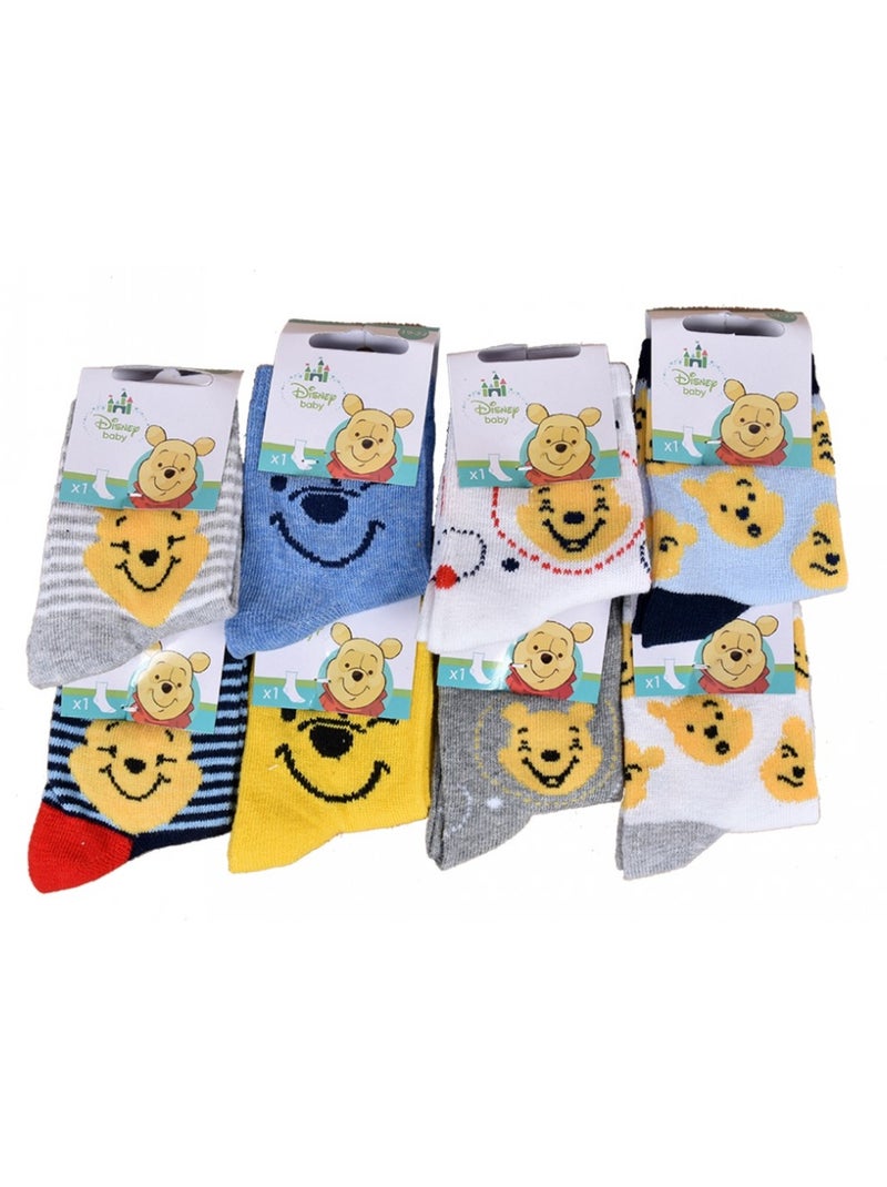 Pack de 3 Meias Criança Fantasia WINNIE L'OURSON Multicolorido - Kiabi