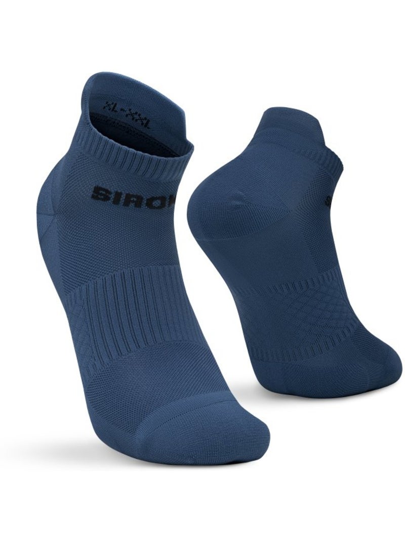Pack de 3 meias de cano baixo para desporto Azul - Kiabi