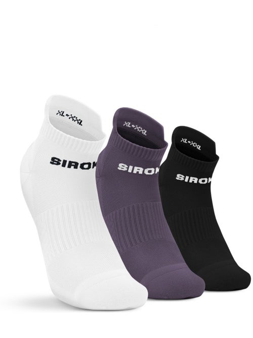 Pack de 3 meias de cano baixo para desporto - Kiabi